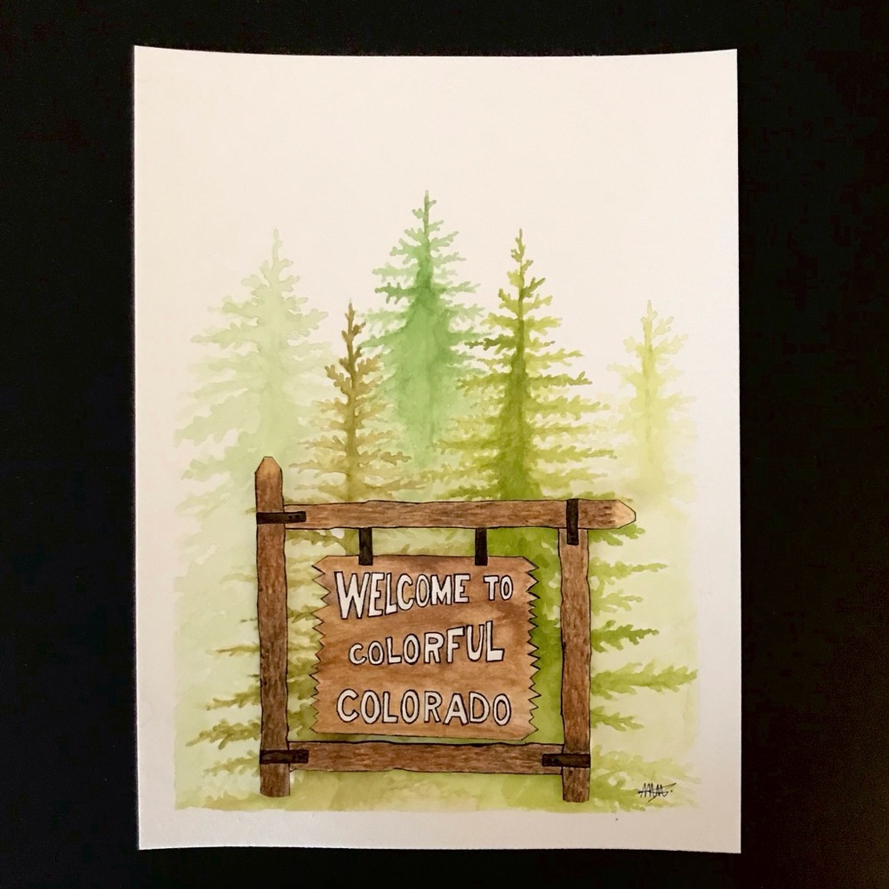 Pine Tree Welcome to Colorado